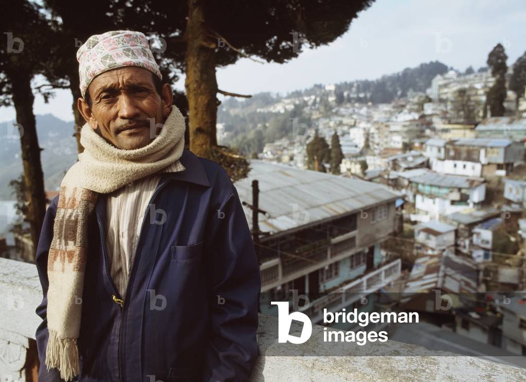 Man, Darjeeling, India (photo)