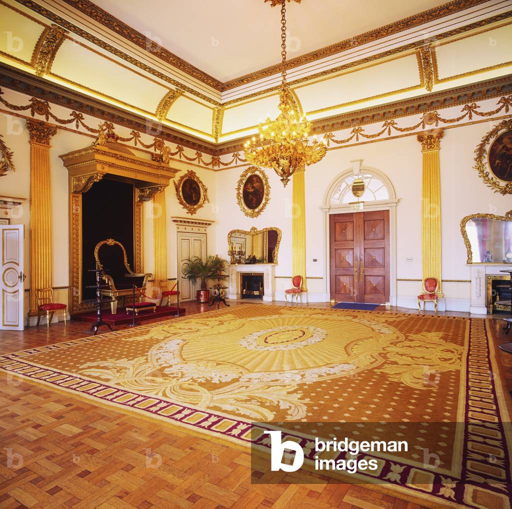 Dublin Castle, Dublin, Co Dublin, Ireland; The Throne Room (photo)