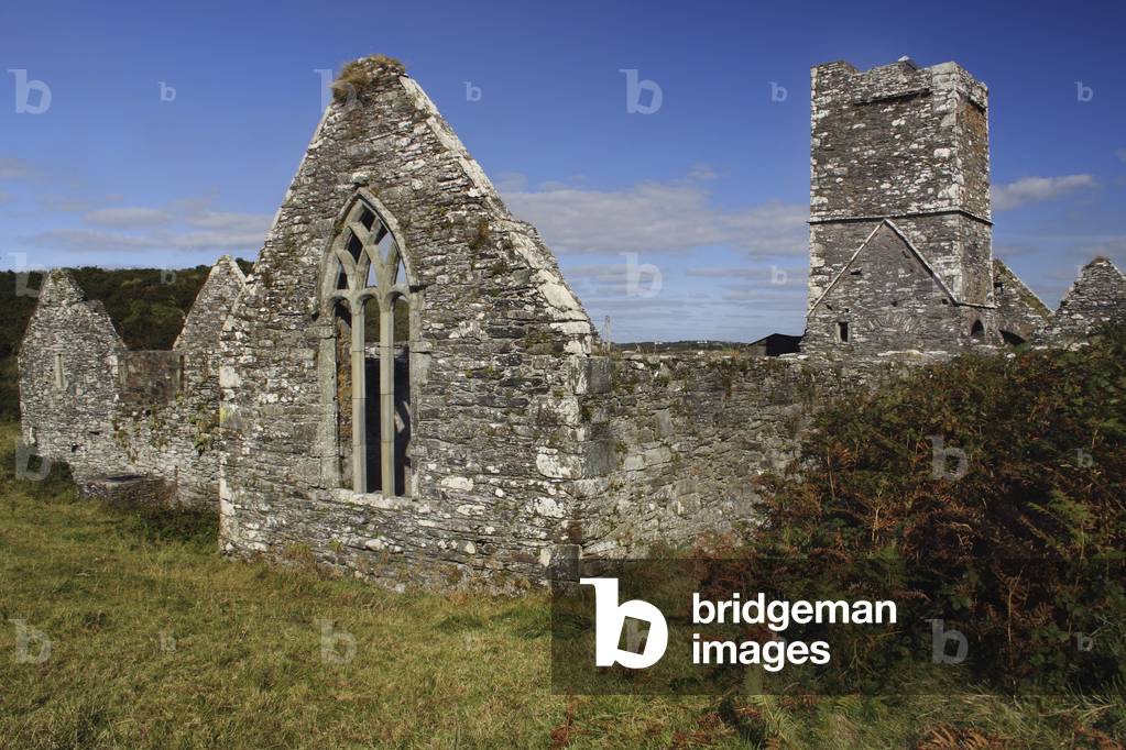 Sherkin Island Abbey On Sherkin Island Off The West Cork Coast In Munster Region; Sherkin Island, County Cork, Ireland (photo)