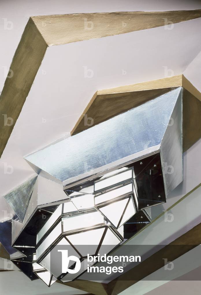 Art Deco Lighting Fitting in The Foyer, London, England, UK (photo)