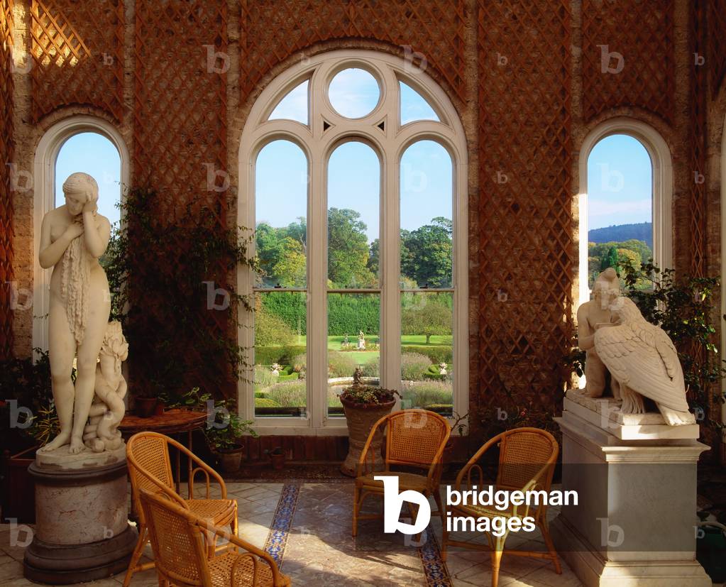 Bray, Co Wicklow, Ireland, Kilruddery House, Victorian Conservatory, Autumn (photo)