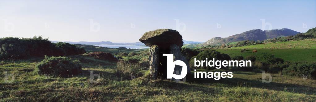 Fanad Peninsula, Co Donegal, Ireland; Gortnavern Portal Tomb (photo)