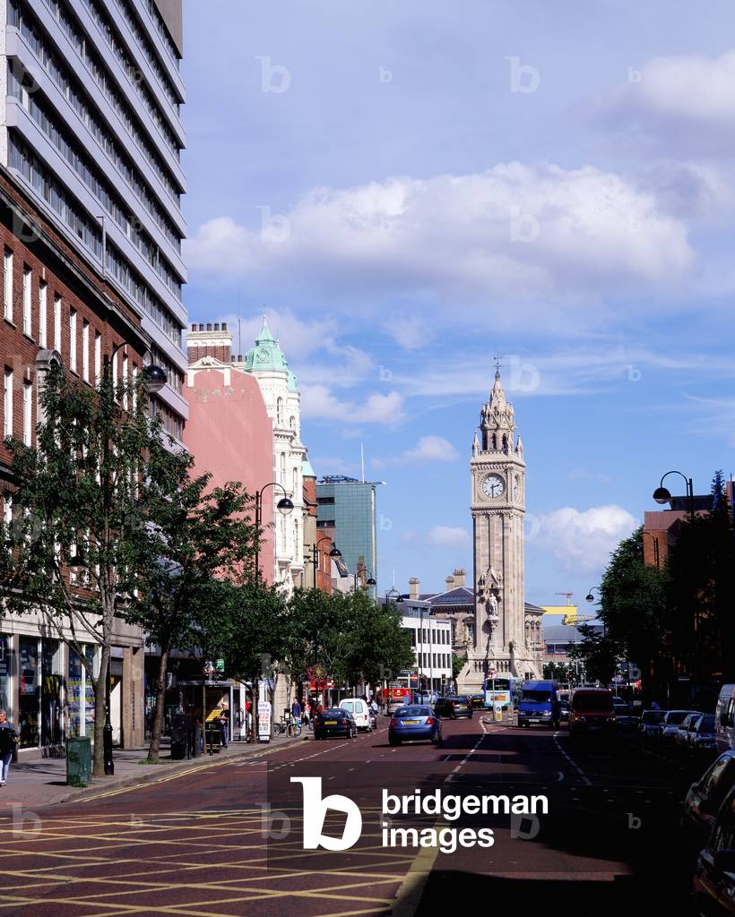 High Street, Albert Memorial Clock, Belfast, Ireland (photo)