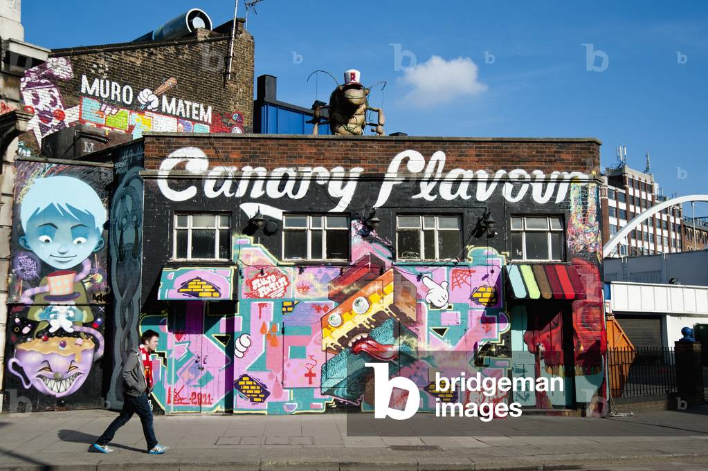 UK, England, UK , Street art in Shoreditch, London (photo)
