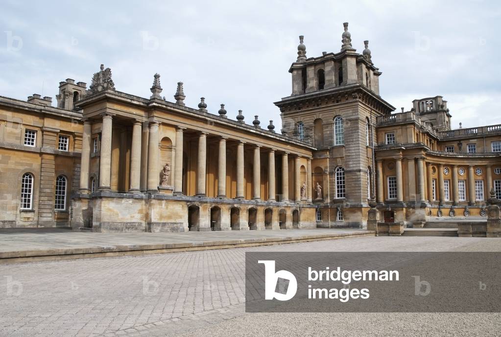UK, England, UK , Oxfordshire, Built between 1705 and 1724, Woodstock, intended to be gift to John Churchill, Blenheim Palace (photo)
