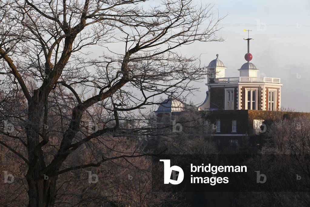 Winter Morning in Greenwich Park with Royal Observatory, Greenwich, London, England, UK  (photo)
