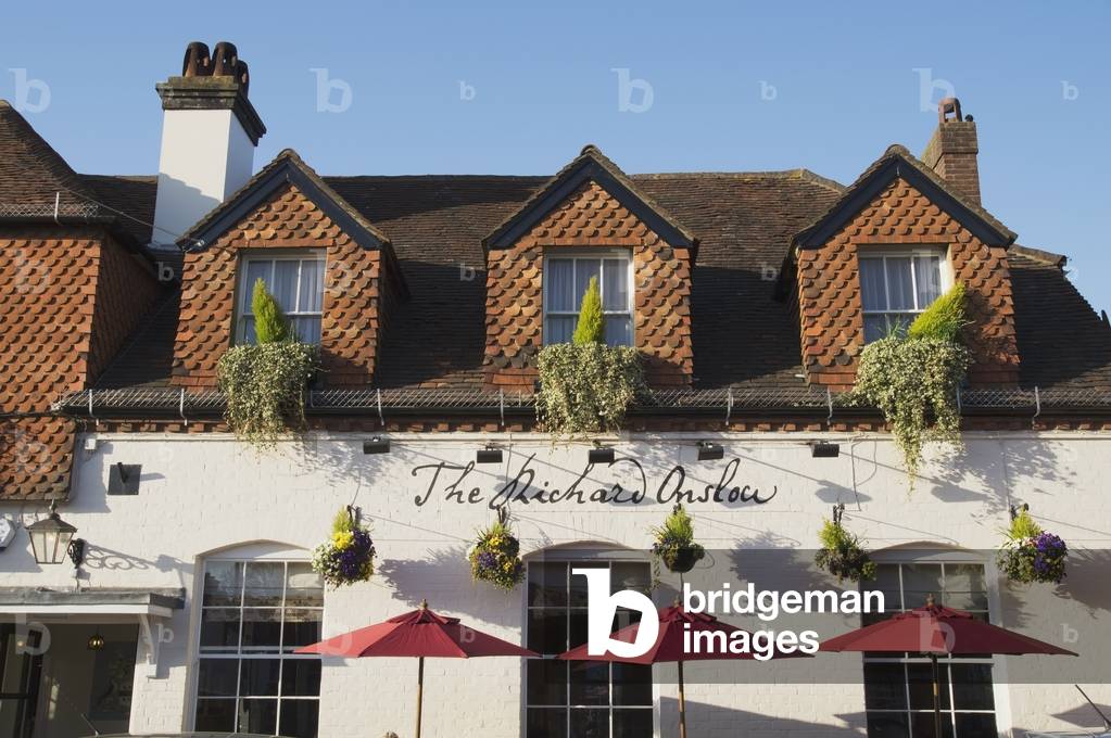 A building in Cranleigh village, Surrey, England, UK  (photo)