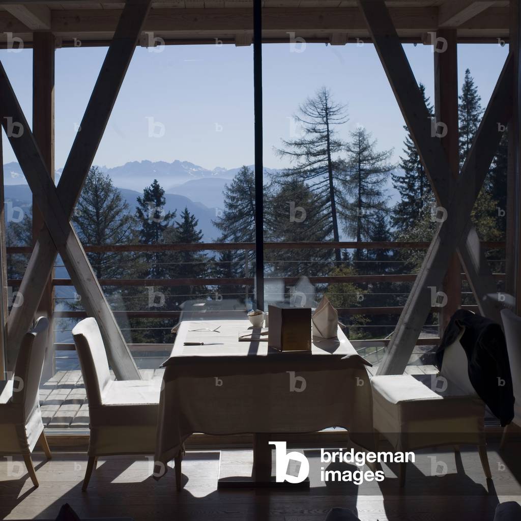 Mountain View Restaurant, Vigilius Mountain Resort Lana, South Tyrol, Italy (photo)