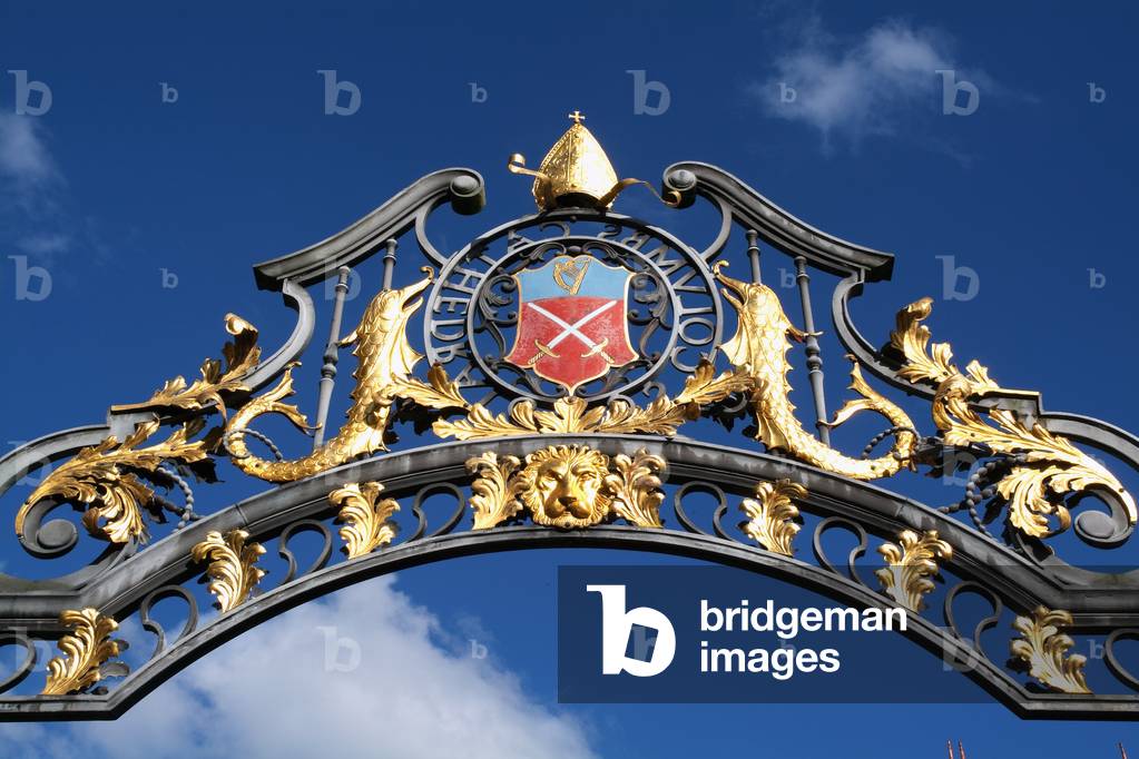 Derry City, County Derry, Ireland; Detail Of Park Entrance Gate (photo)