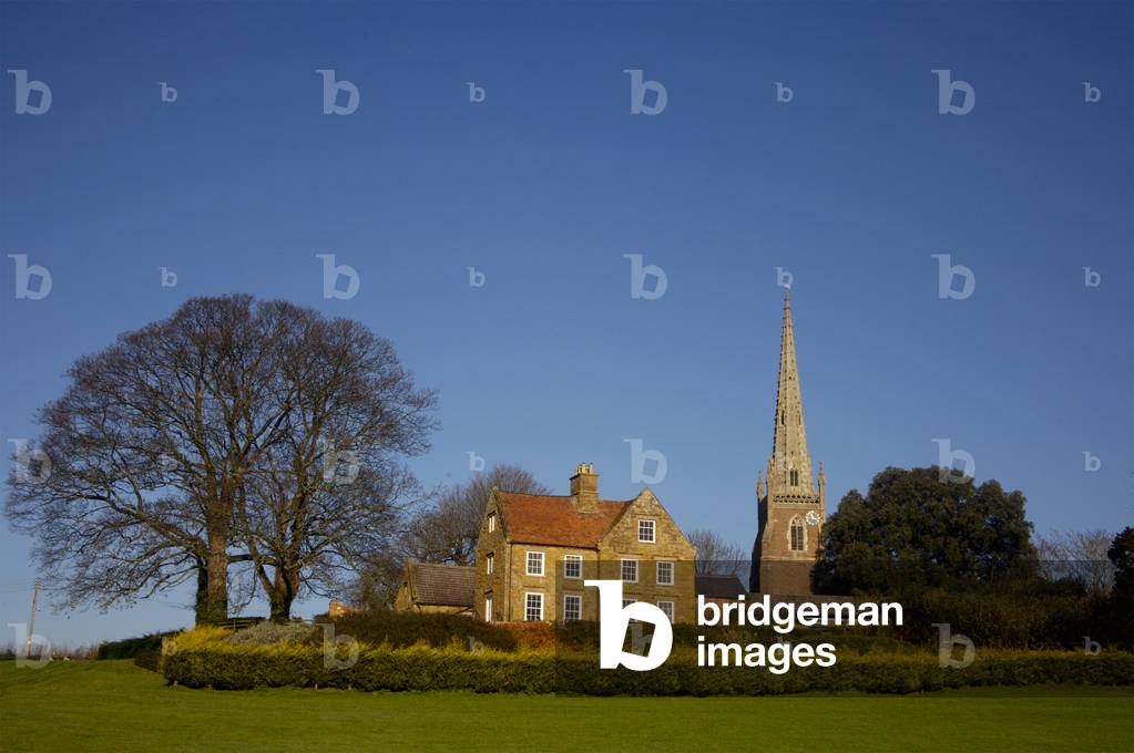 Braunston church and hotel, Braunston, Northamptonshire, England (photo)