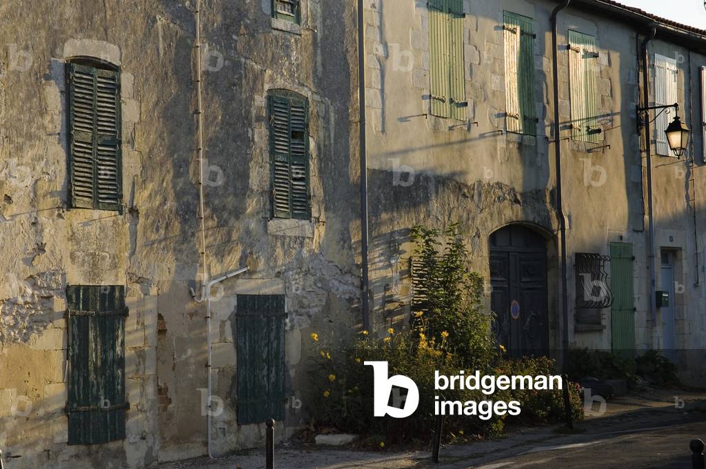 France, Street at Saint Martin-de-Re on Ile de Re, Poitou-Charentes (photo)