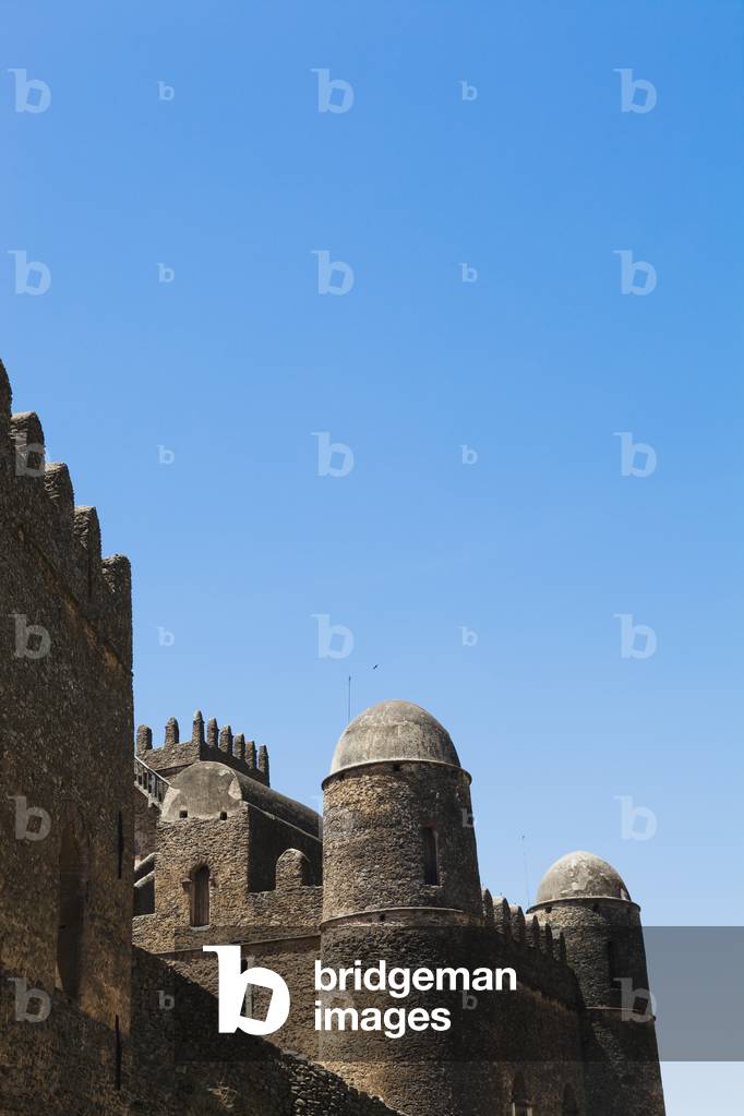 The seventeenth century palace of King Fasilides, Gondar, Ethiopia (photo)