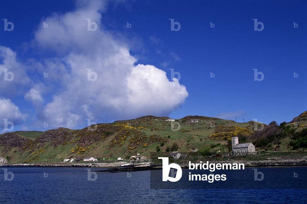 Rathlin Island, County Antrim, Northern Ireland; Building At The Seaside (photo)