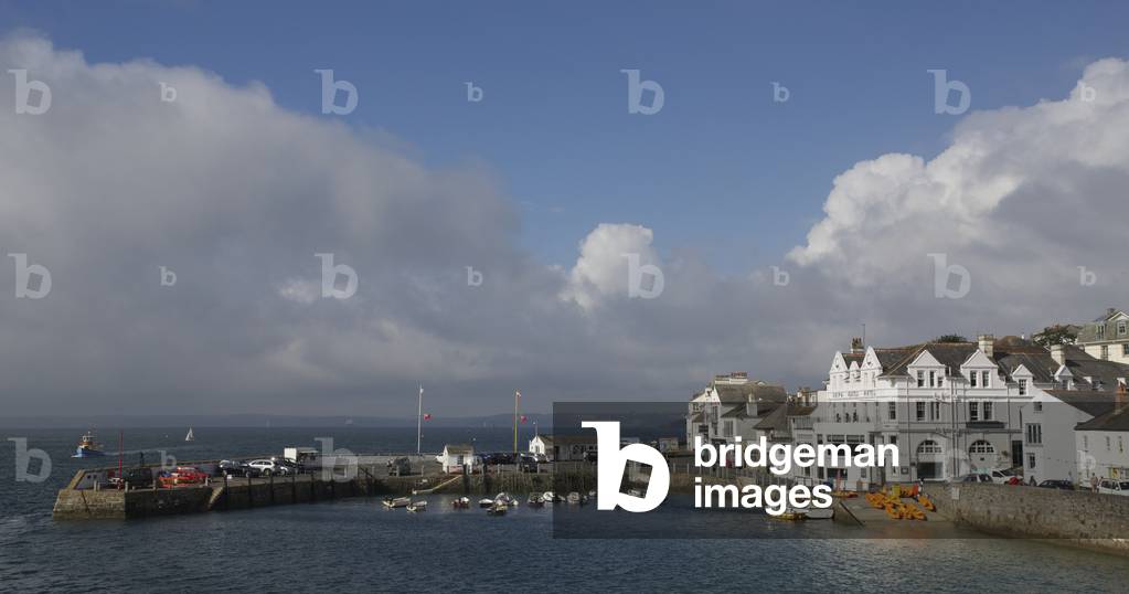 Boats in the harbour, St. Mawes, Cornwall, England, UK  (photo)