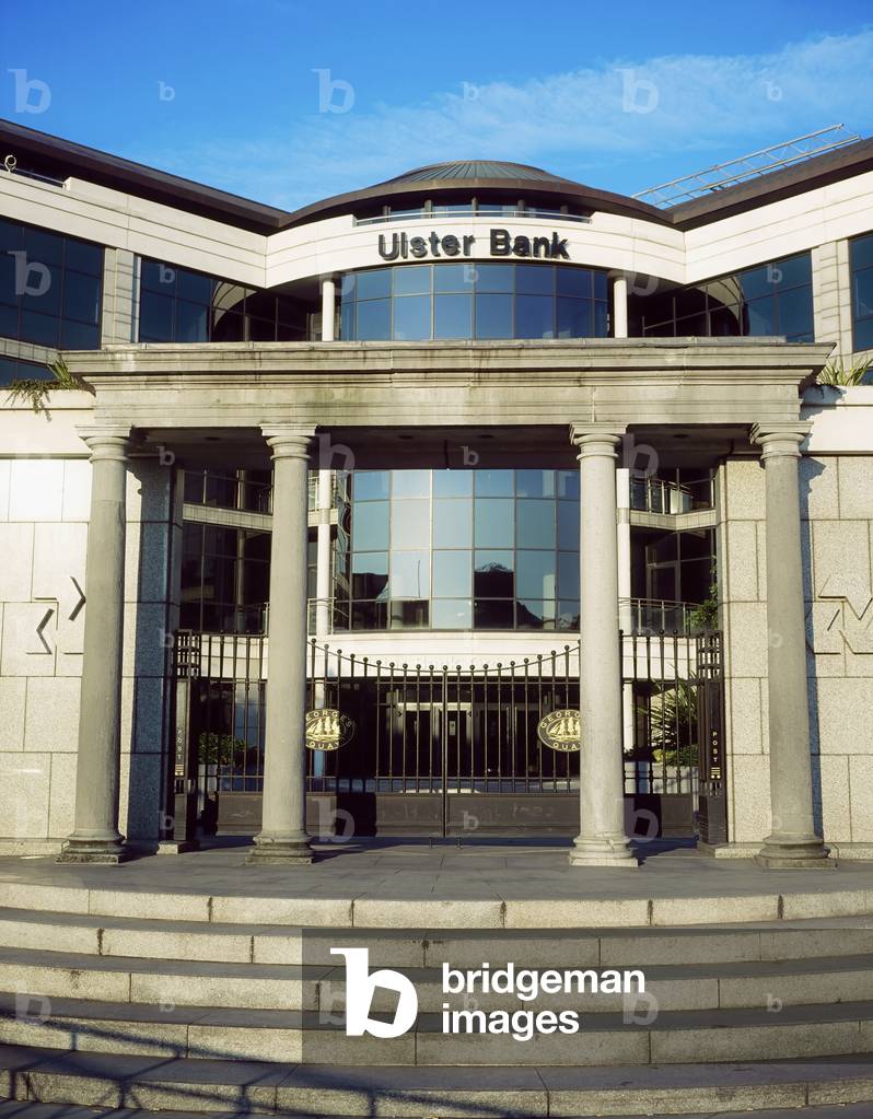 Dublin, Co Dublin, Ireland, George's Quay, Ulster Bank (photo)