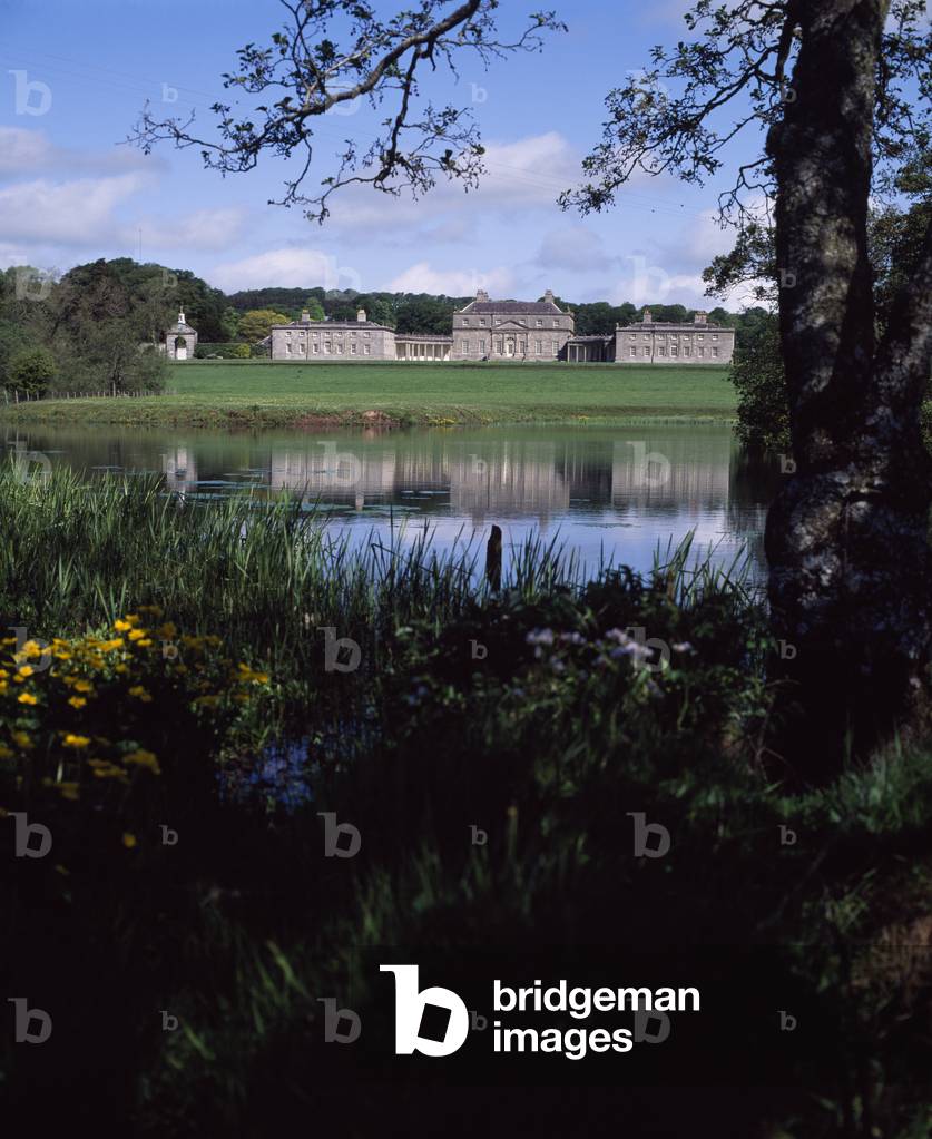 Blessington,Co Wicklow,Ireland;View Across A Lake To Russborough House (photo)