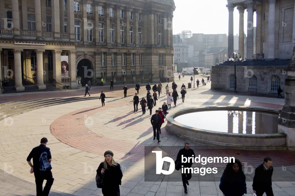 UK, England, Birmingham, Chamberlain Square (photo)