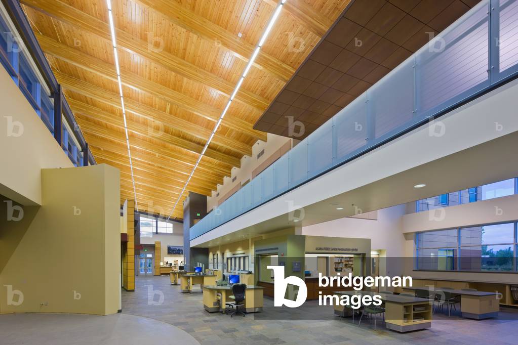 Inside The Morris Thompson Cultural And Visitors Center In Downtown Fairbanks, Interior Alaska (photo)