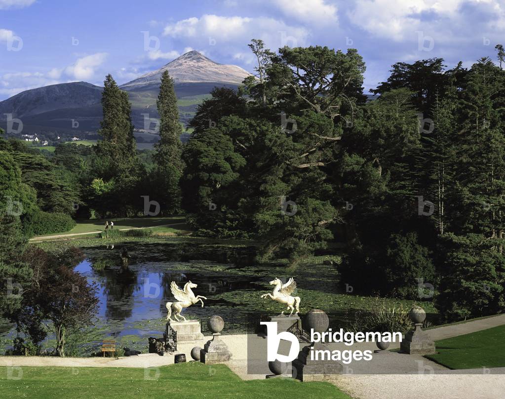 Powerscourt Estate, Co Wicklow, View Of The Scalp Hill (photo)