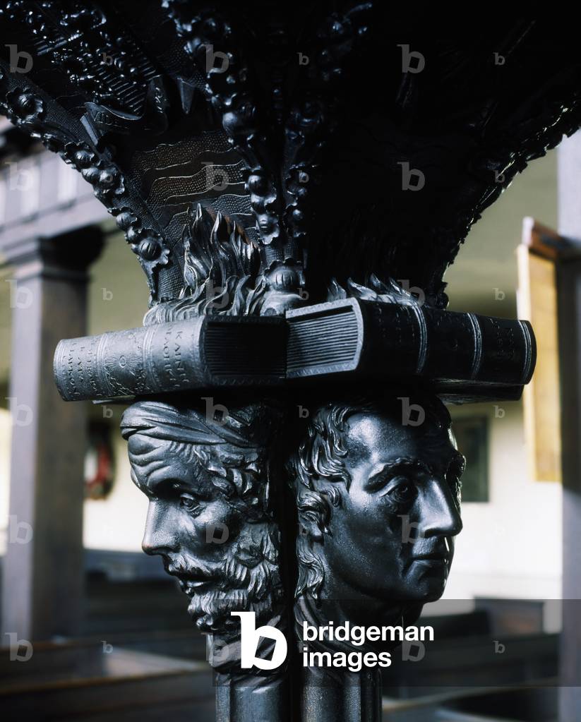Saint Werburgh's Church Of Ireland, Dublin, Co Dublin, Ireland; Detail Of A Pulpit (photo)
