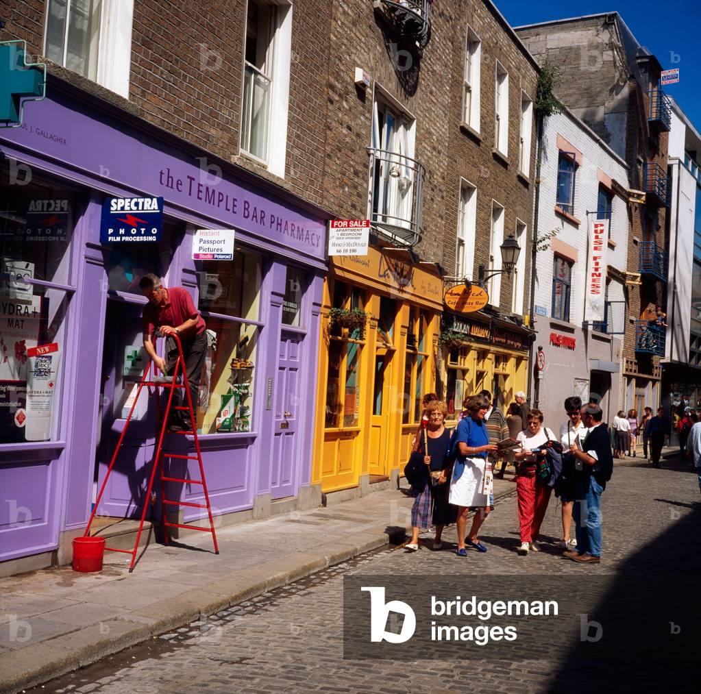 Dublin, Co Dublin, Ireland, Temple Bar, La Med Restaurant (photo)