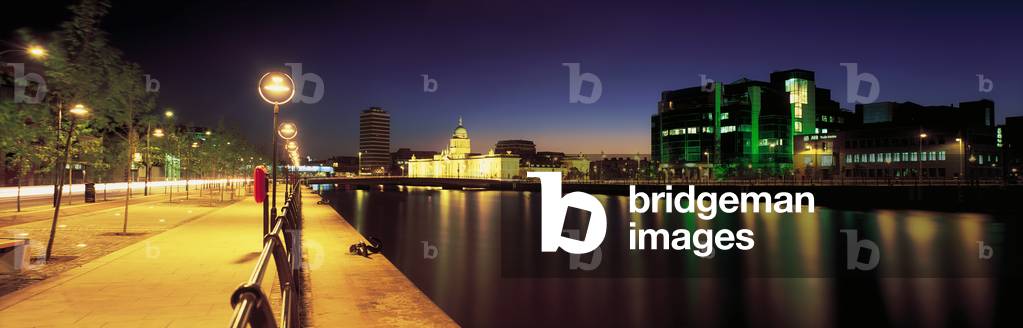 Custom House And Ifsc, River Liffey, Dublin, Ireland (photo)