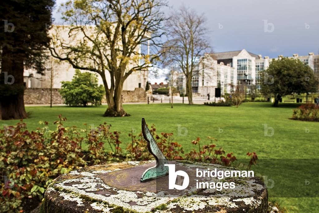 University College Cork (Ucc), Cork City, Ireland, Sundial On A College Campus (photo)