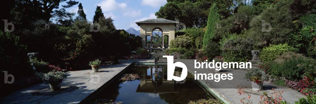 Ilnacullin Gardens, Co Cork, Ireland; Pool In The Italianate Garden (photo)