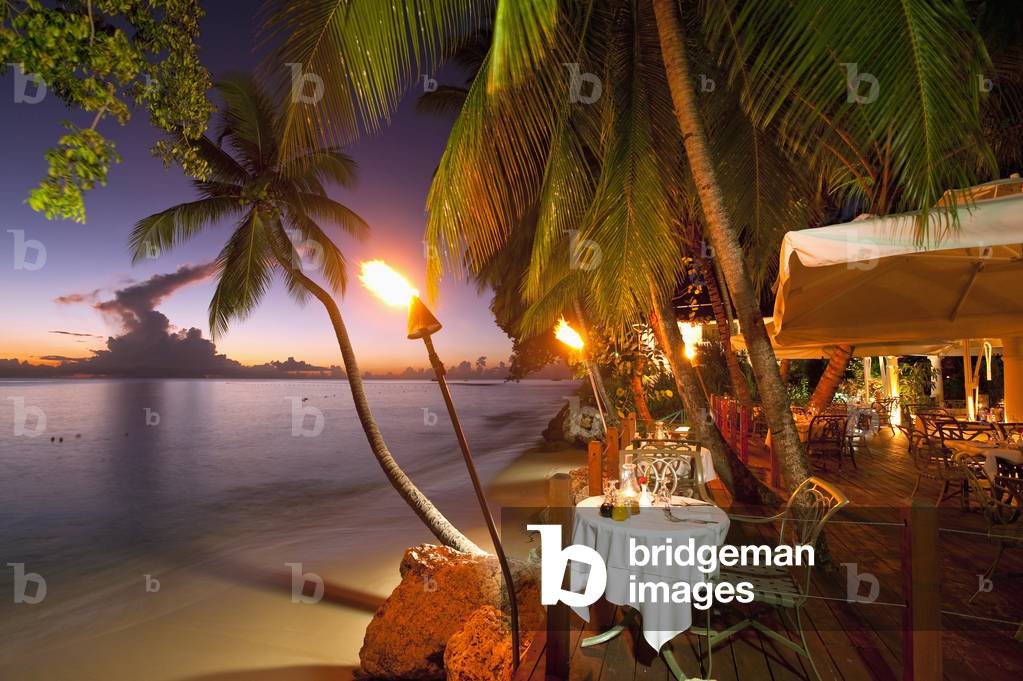 Restaurant on The Beach in Barbados, Barbados (photo)