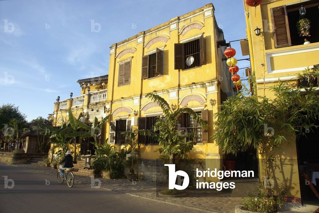 French Colonial Era Houses in Historic Town of Hoi An, Vietnam (photo)