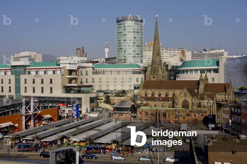 UK, England, Birmingham Skyline Bullring Daytime (photo)