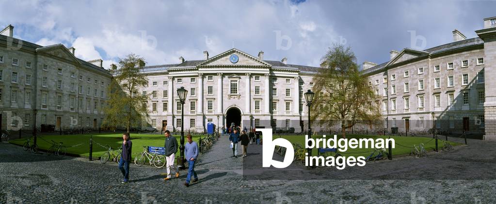 Dublin, Co Dublin, Ireland, Trinity College And Parliament Square (photo)