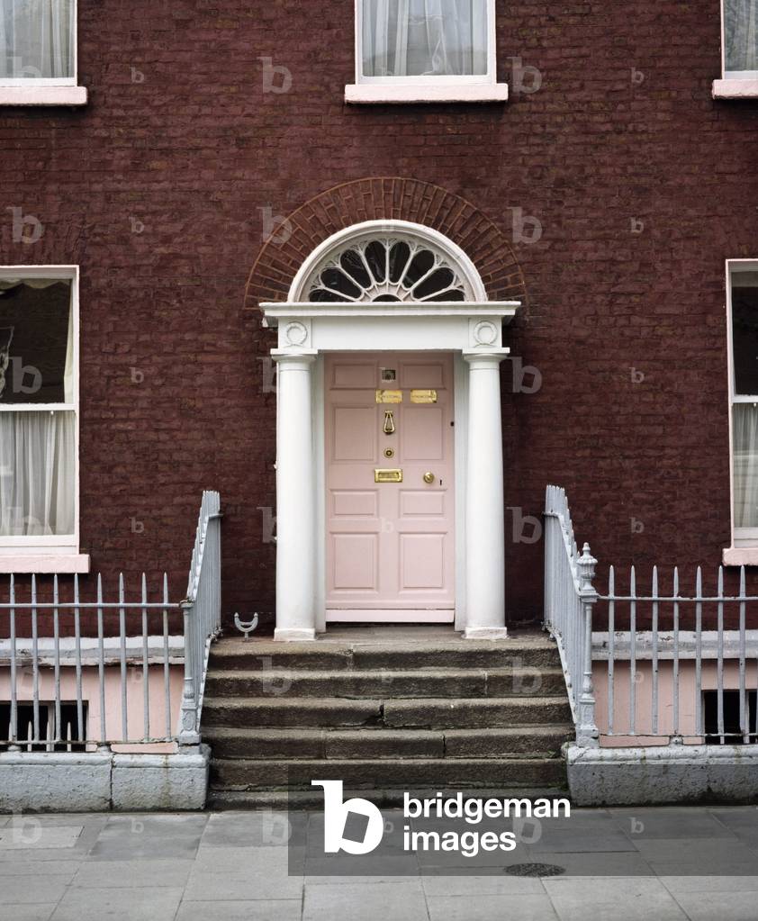 Fitzwilliam Square, Co Dublin, Ireland; Georgian Door (photo)