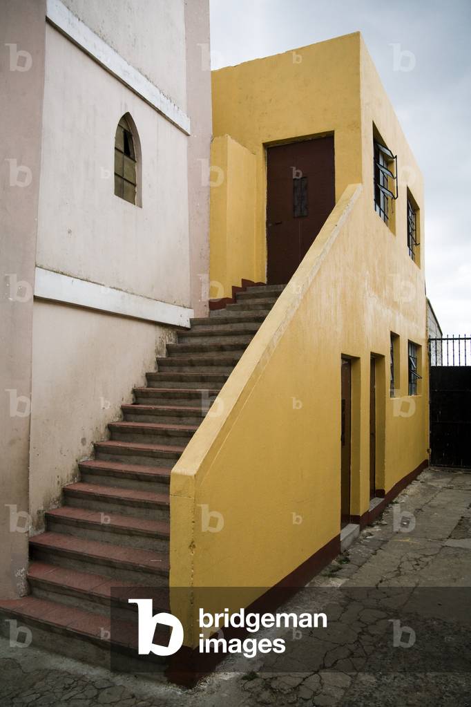 Central America, Staircase Leading Into a Church, Patzicia, Guatemala (photo)