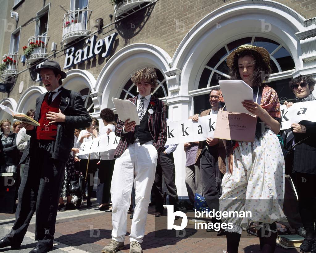 The Bailey,Dublin,Co Dublin,Ireland;Performers On Bloomsday (photo)