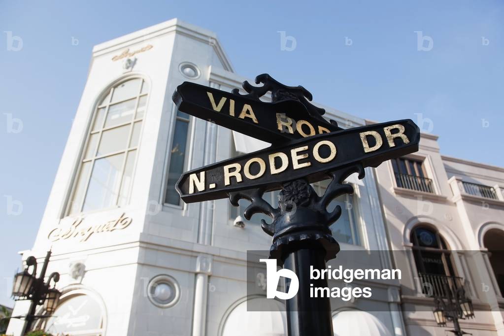 Rodeo Drive Road Sign, Los Angeles, California, USA (photo)