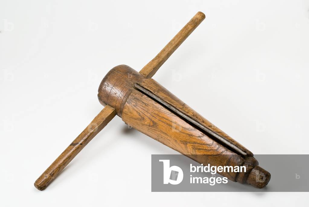Conical spoon auger or reamer, 16th or 17th century (ash, steel & iron)