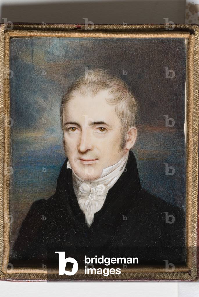 John Jacob Holtzapffel, c.1805 (w/c on ivory)