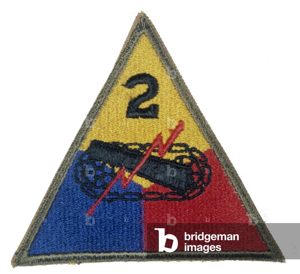 United States,2nd Armored Division shoulder patch