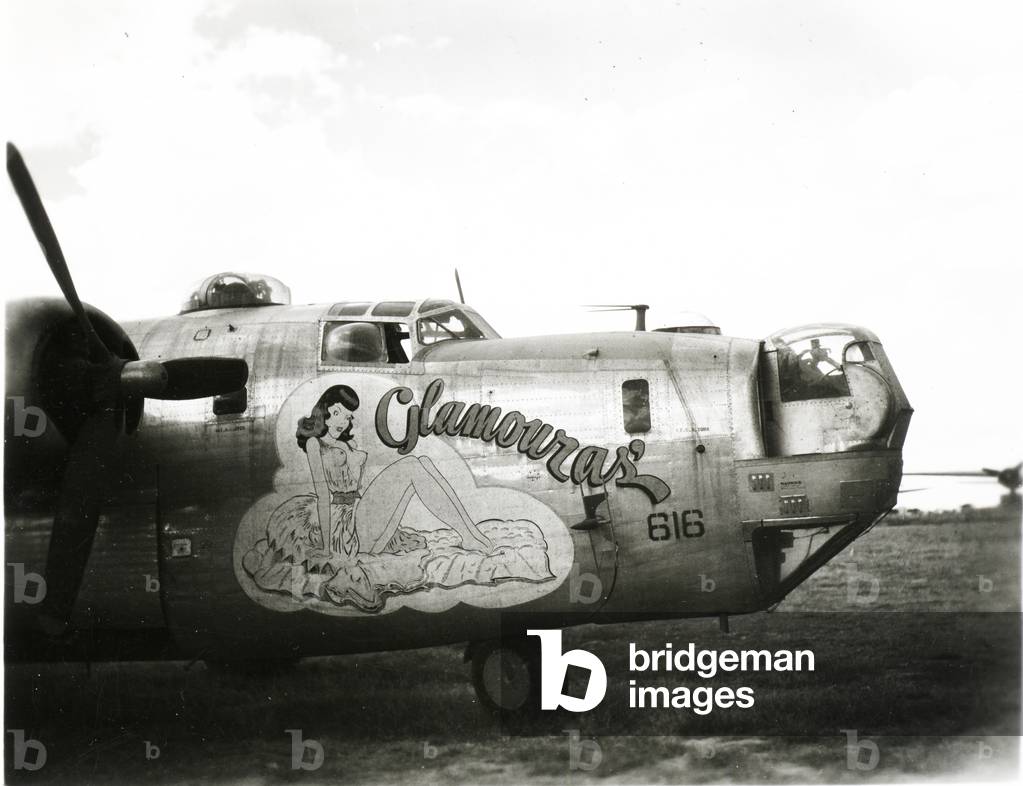 Pacific Theater, Nose art [Glamoura's] April 1946, Clark Field