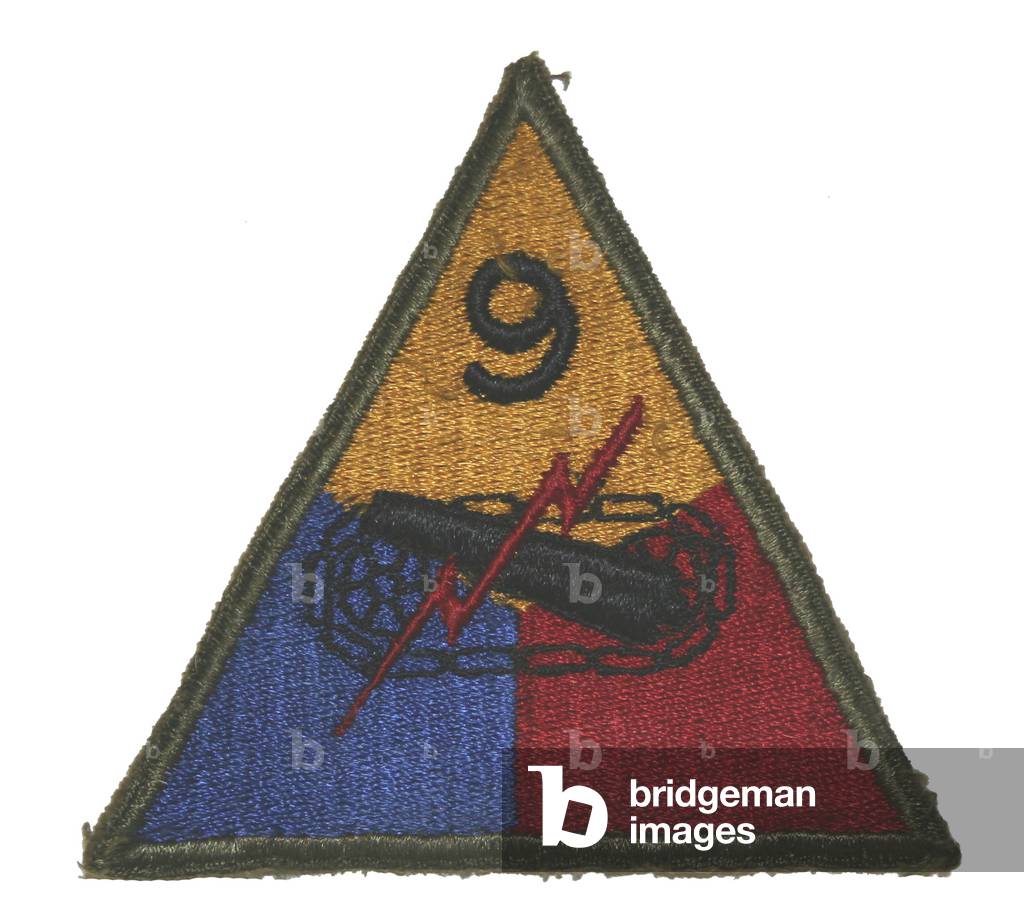 United States, 9th Armored Division Shoulder Patch
