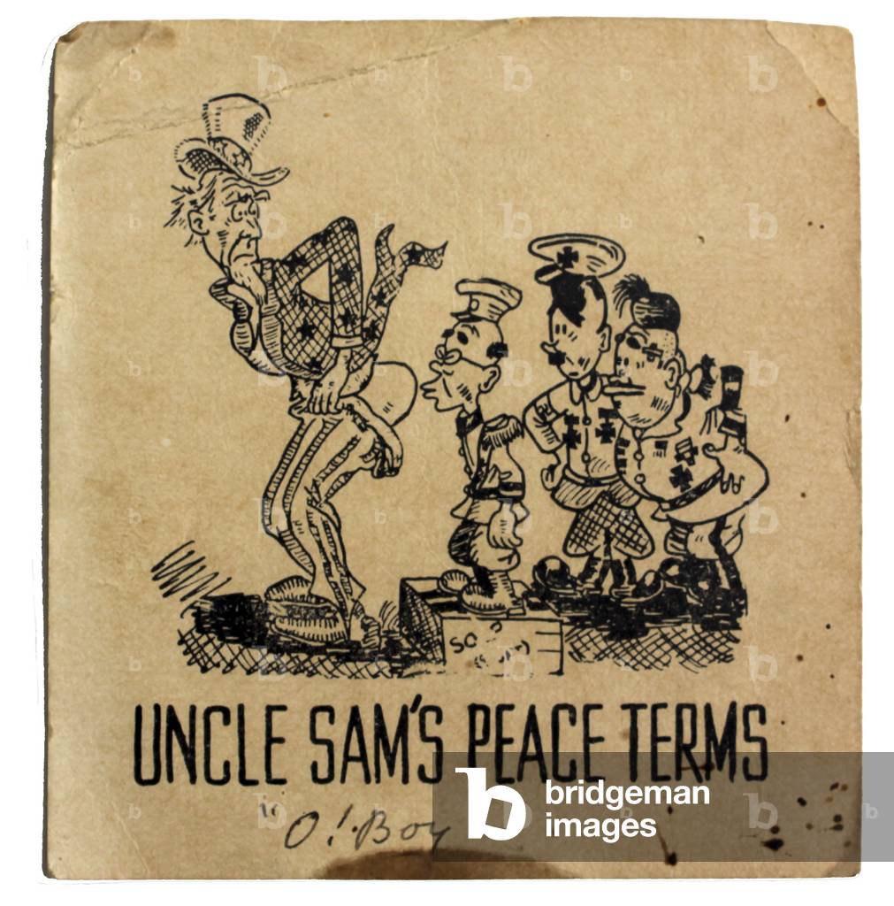 Propaganda leaflet, Uncle Sam Lets The Axis Powers Have It