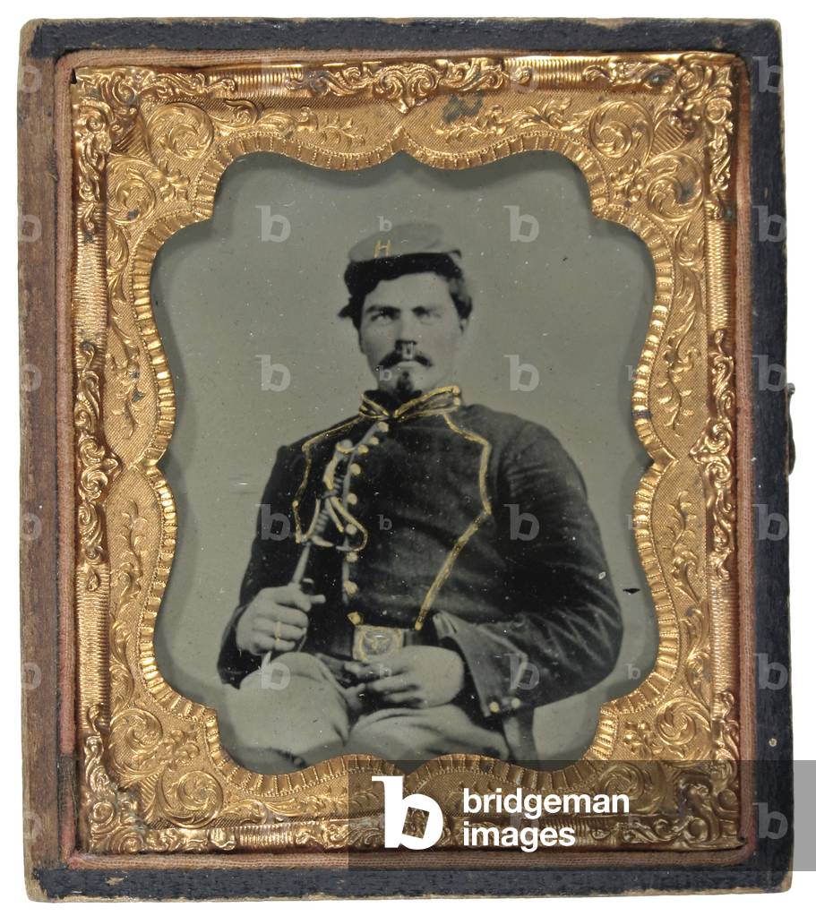 Union Army Trooper of the 2nd Missouri Cavalry , The Merrill Horse.