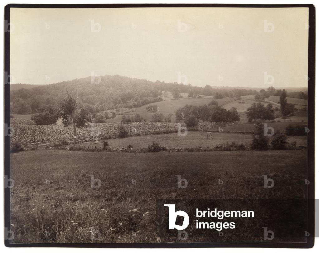 United States Civil War , View of Steven's Knoll , Gettysburg