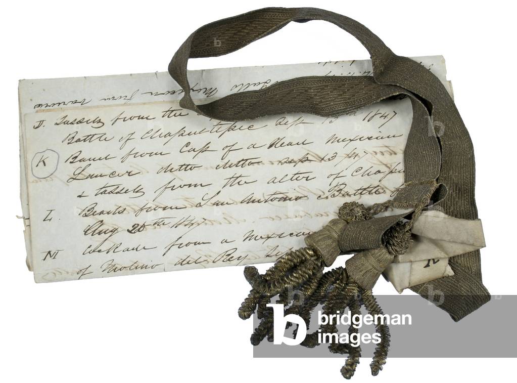 Mexican- American War, Silver band taken from the cap of a dead Mexican Lancer