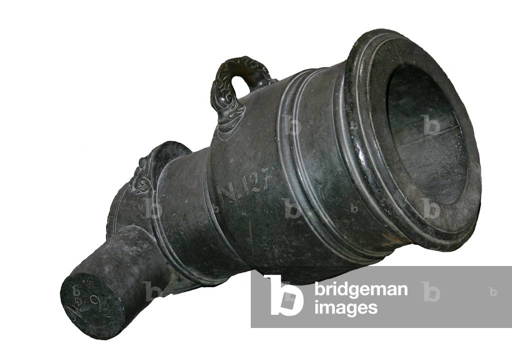 Seven Years War- American Revolution, French pattern 1732  bronze mortar