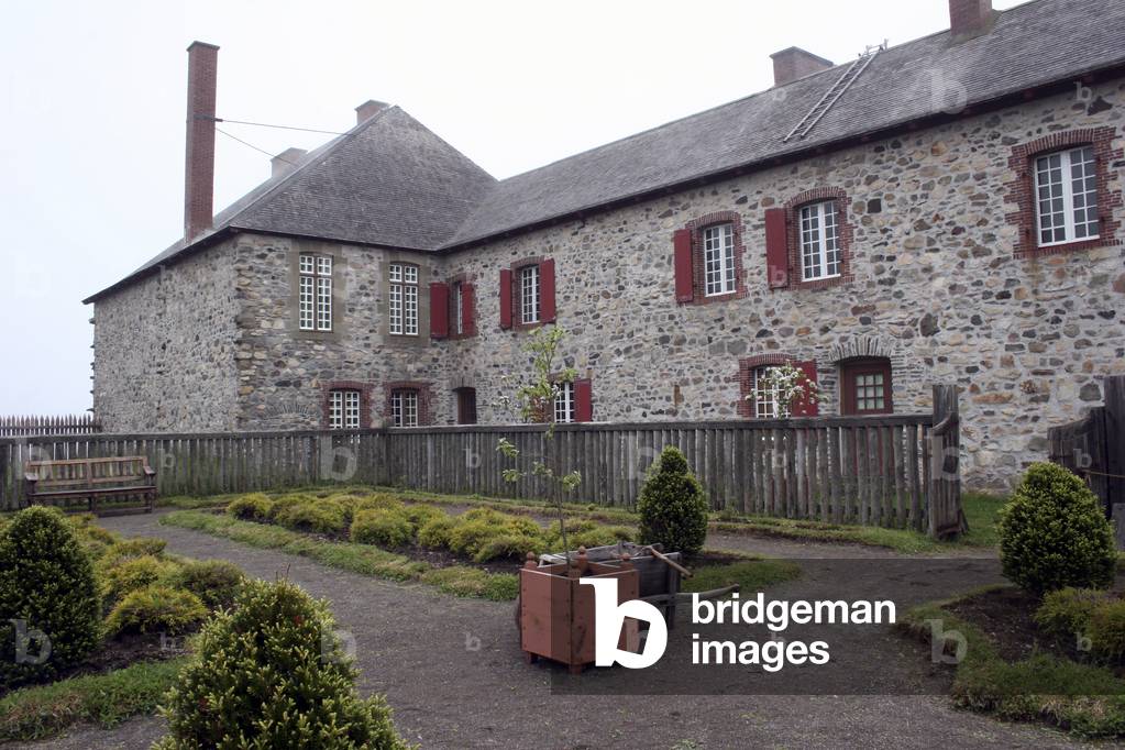 View of the Fortress of Louisburg, Cape Breton, Nova Scotia, Canada (photo)