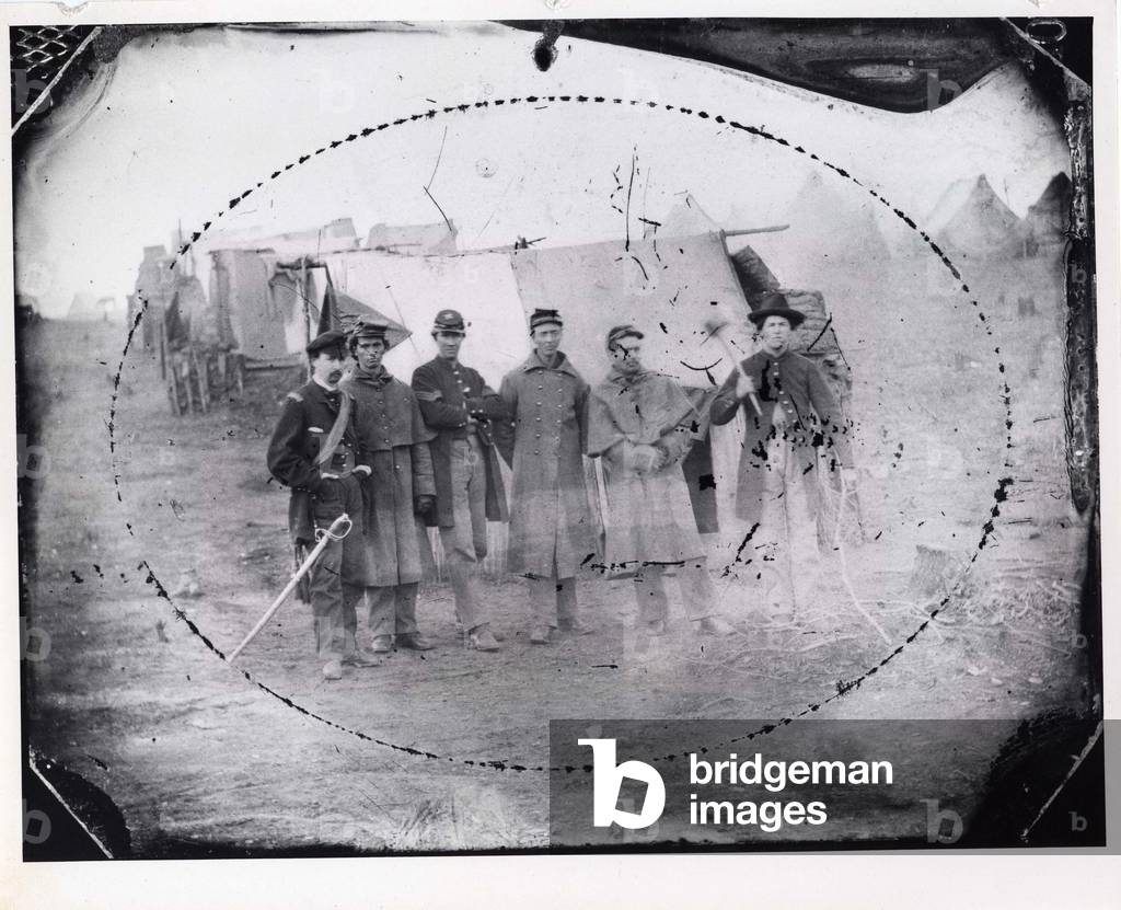 Union Army, Union infantry in winter camp