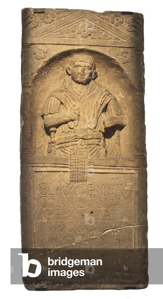 Roman Empire, Tombstone of Roman Legionnaire Caius Largennius
