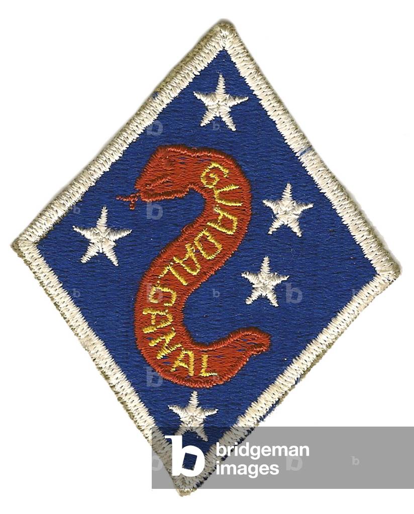 United States, 2nd US Marine Division Shoulder Patch -Unauthorized